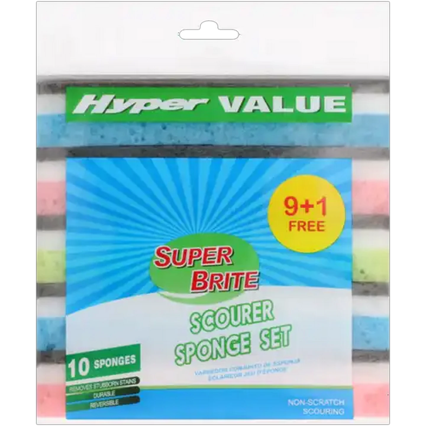 Image of Super Brite Scourer Sponge Set 10-Pack