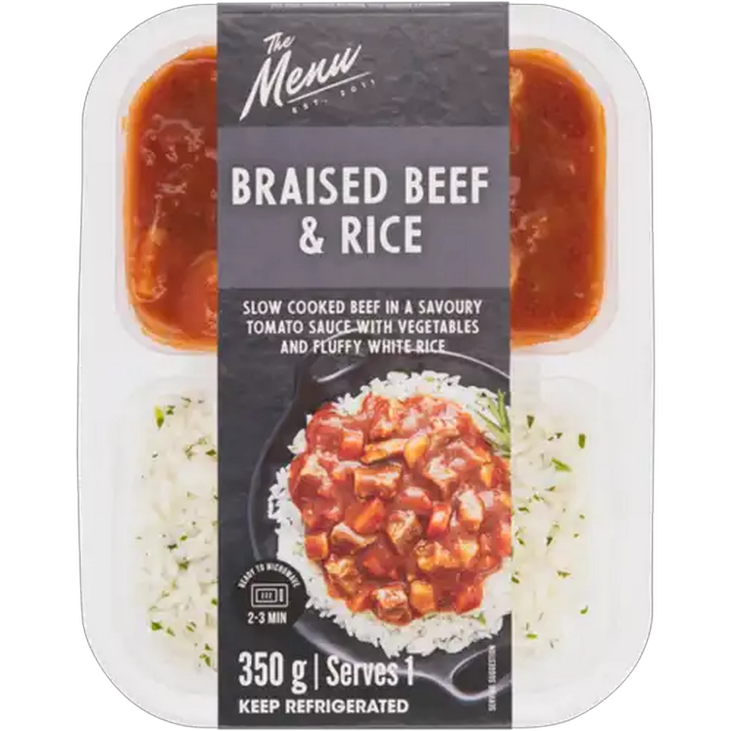 Image of The Menu Braised Beef & Rice 350g