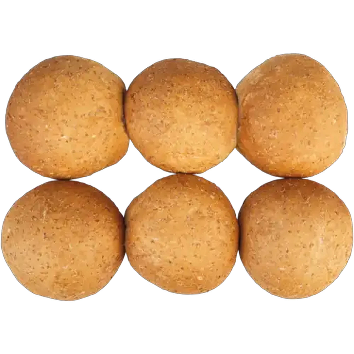Image of Brown Hamburger Rolls 6-Pack