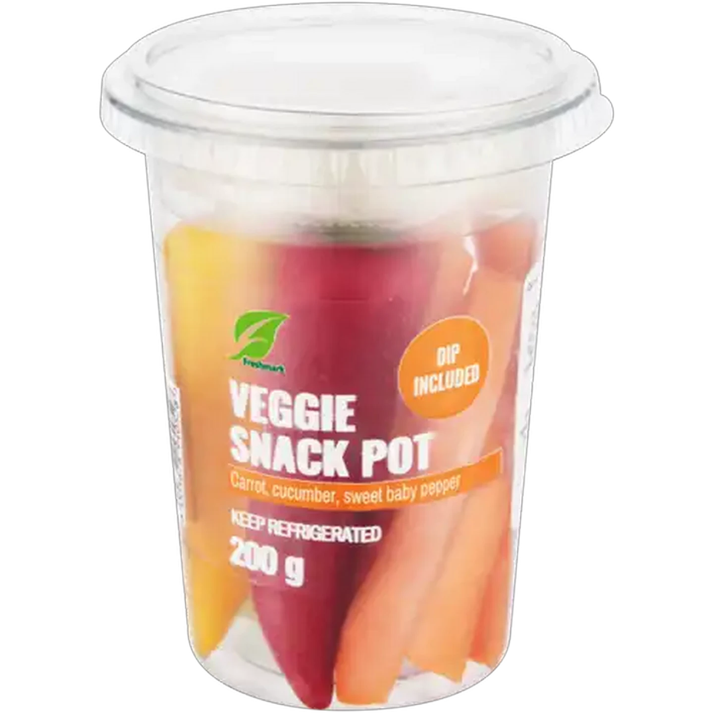 Image of Veggie Snack Pot With Dip 200g