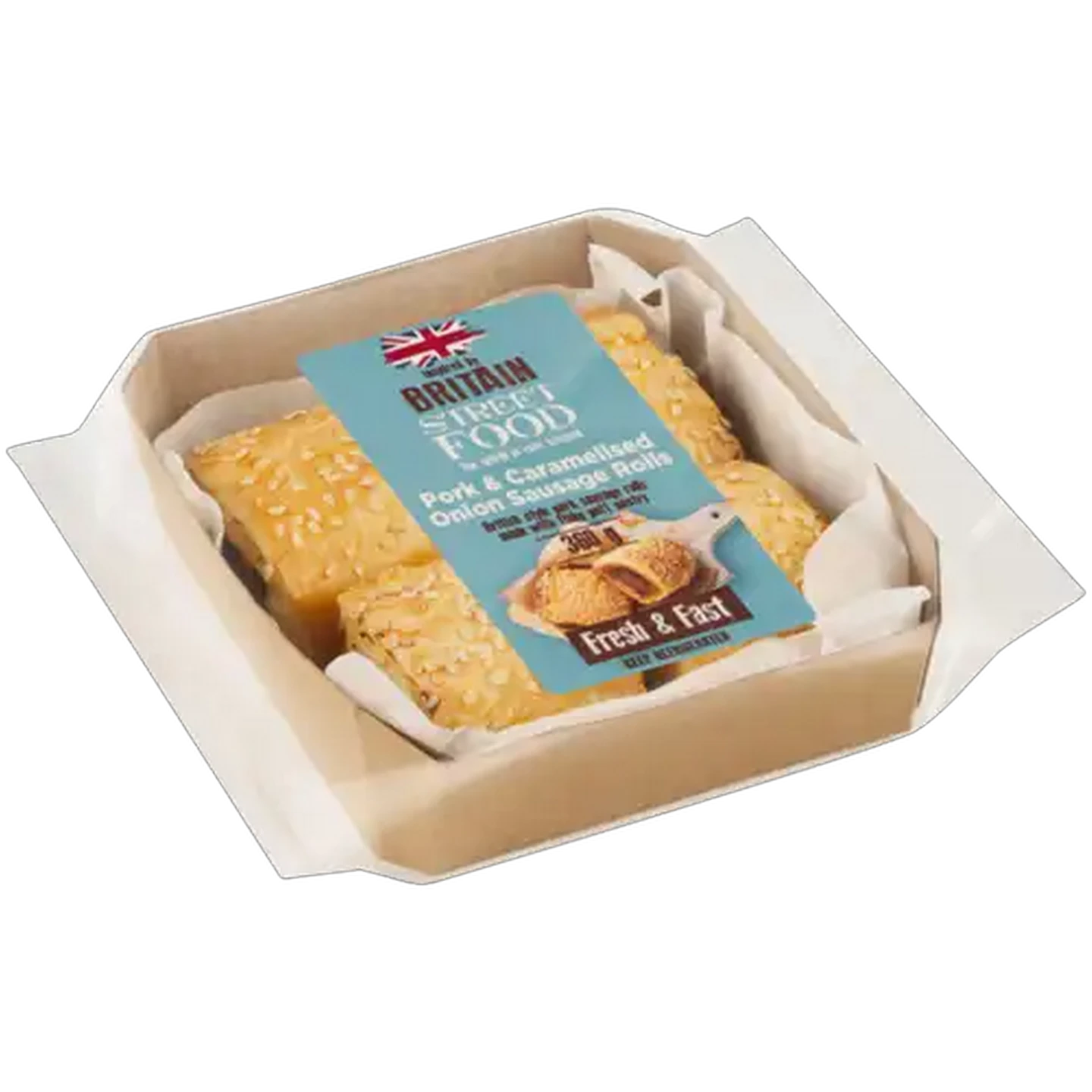 Image of Street Food Pork & Caramelised Onion Sausage Rolls 360g