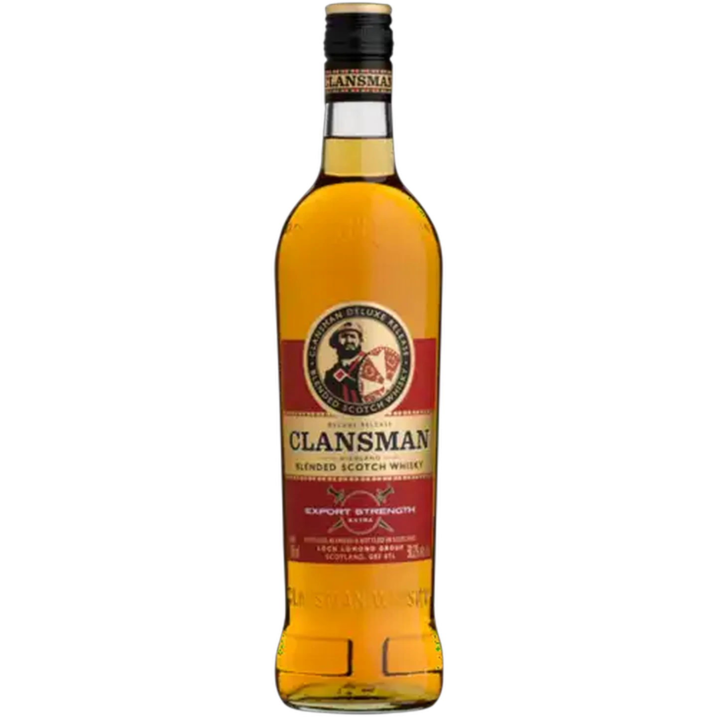 Image of Clansman Export Strength Blended Scotch Whisky Bottle 750ml