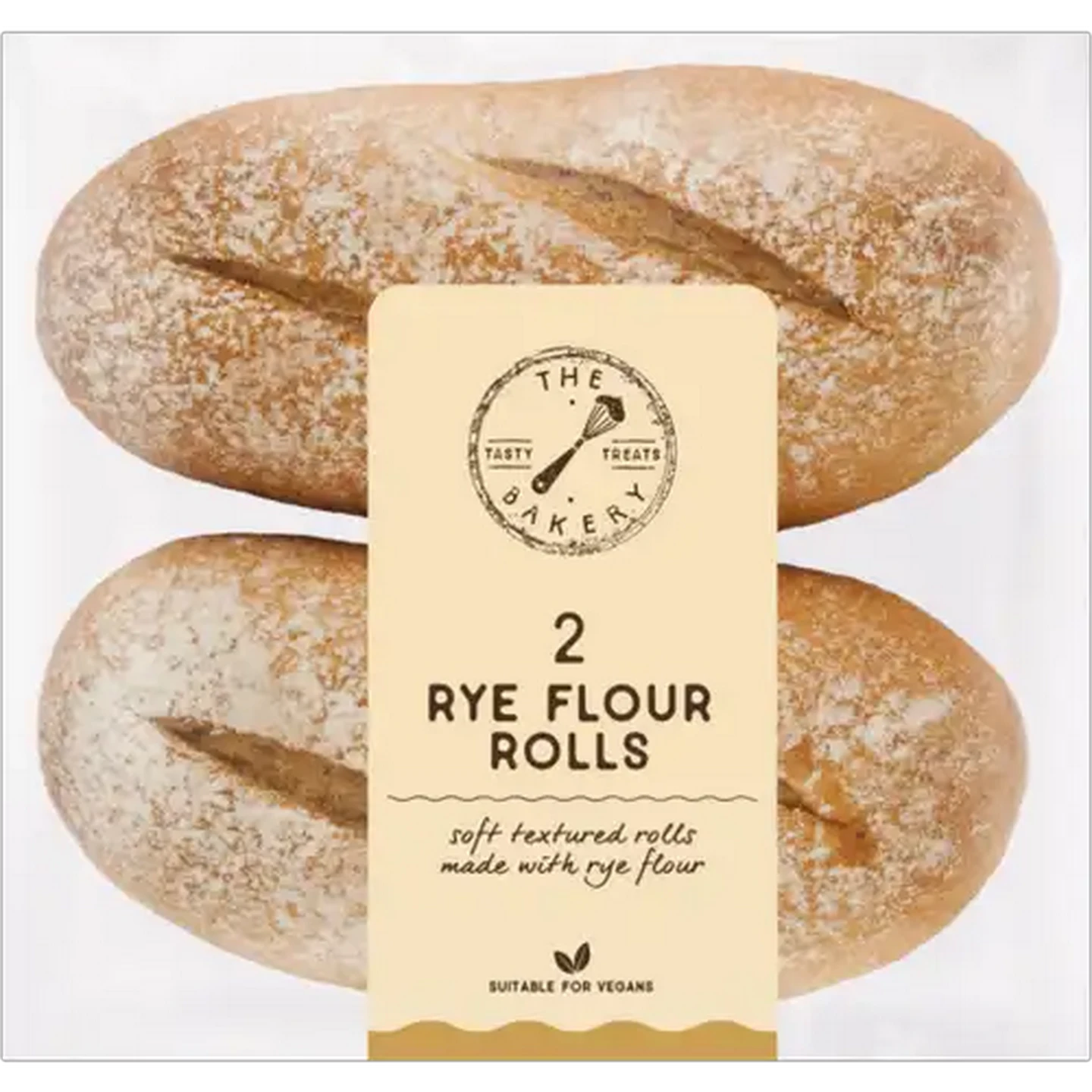 Image of The Bakery Rye Flour Rolls 2 Pack