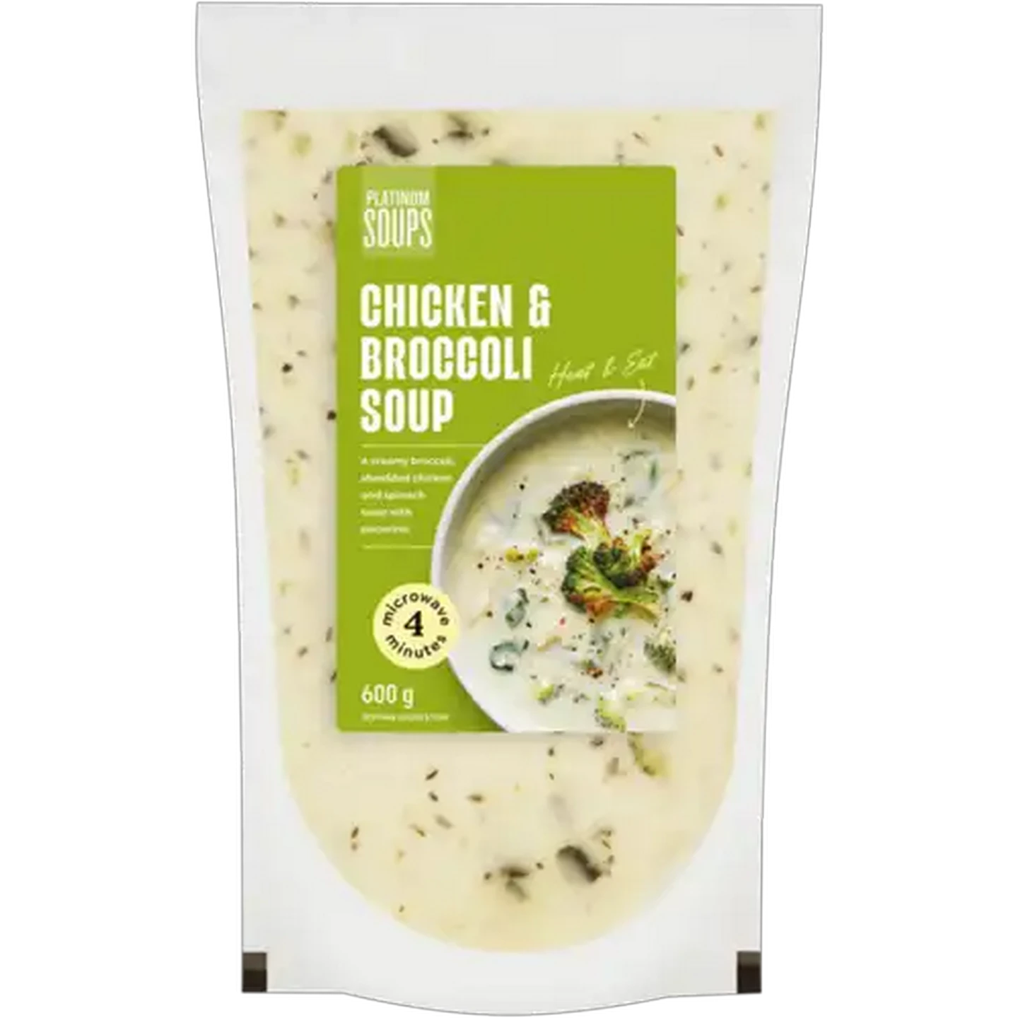Image of Platinum Soups Chicken & Broccoli Soup 600g