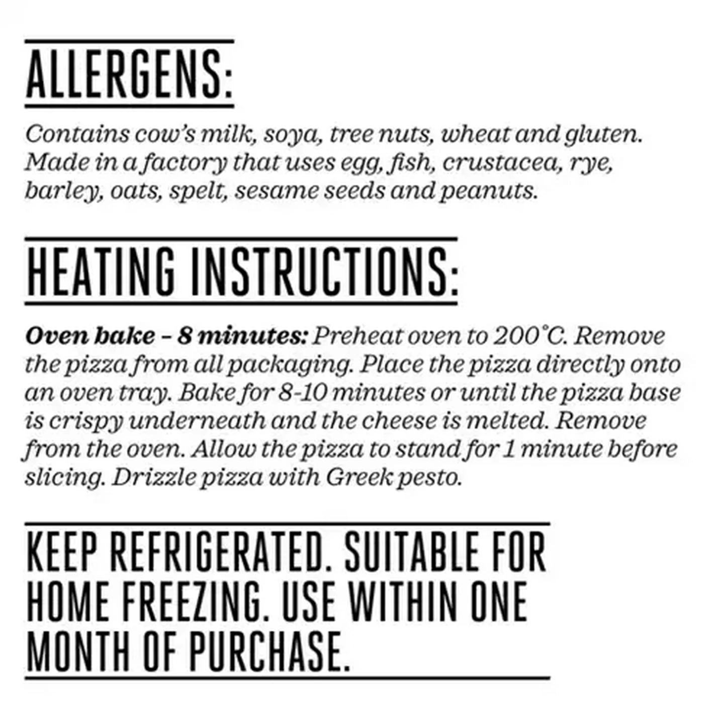 Image of Forage And Feast Greek Pizza 395g