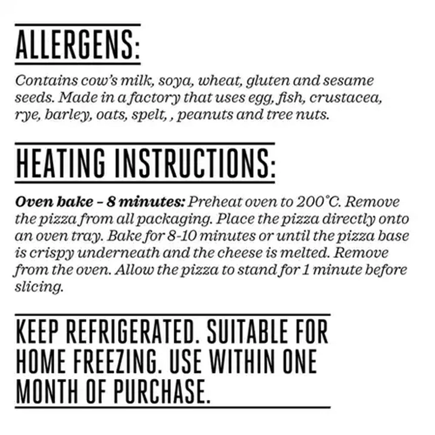 Image of Forage And Feast Honey Mustard Chicken Pizza 370g