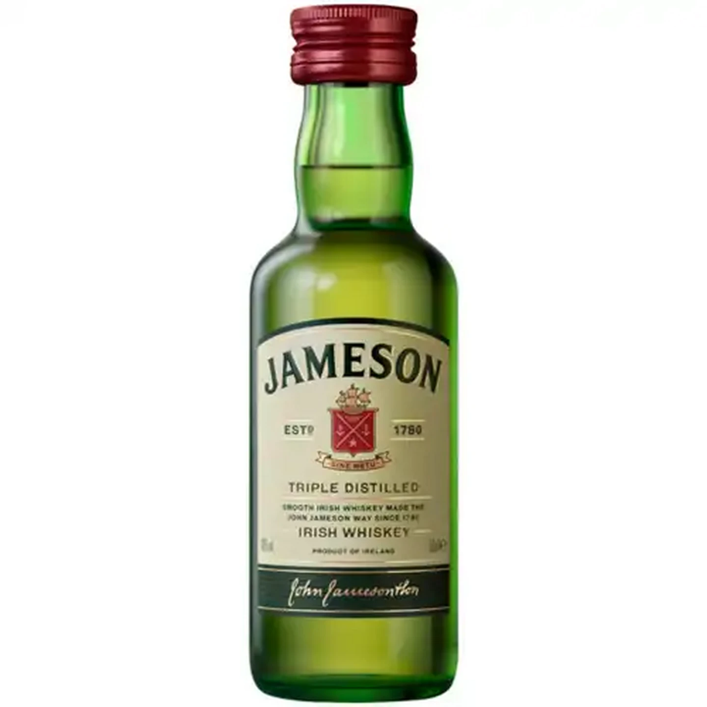 Image of Jameson Triple Distilled Irish Whiskey Bottle 50ml
