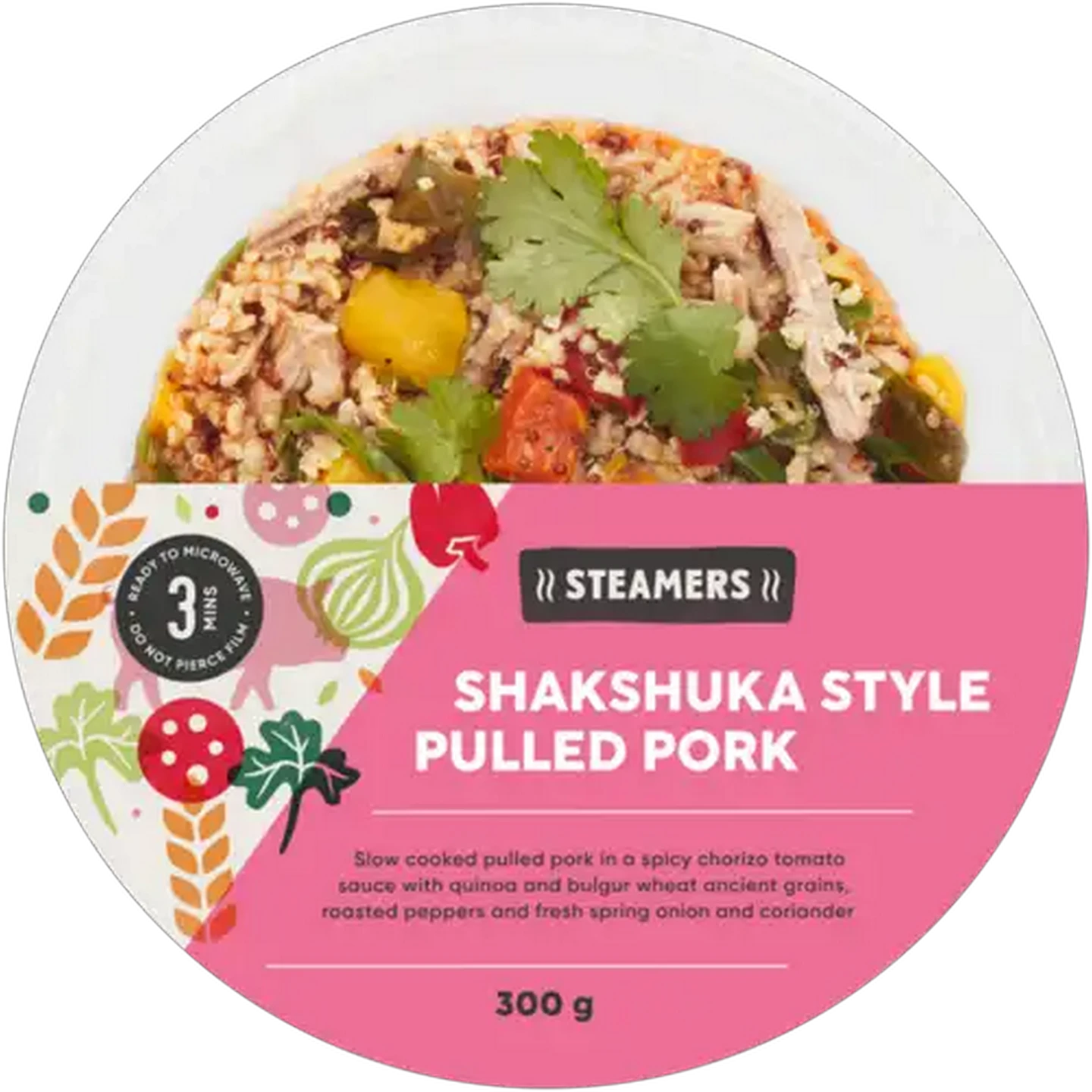Image of Steamers Shakshuka Style Pulled Pork 300g