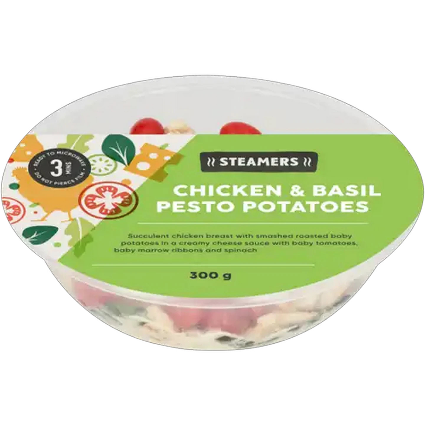Image of Steamers Chicken & Basil Pesto Potatoes 300g