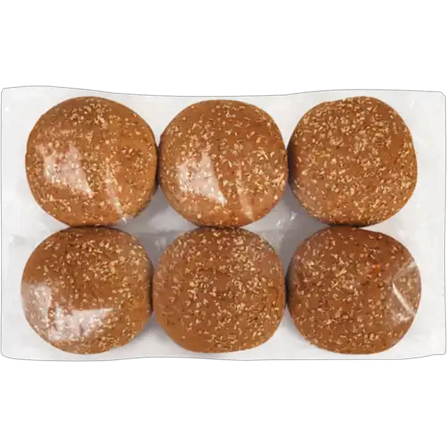 Image of Lupo Bakery Brown Hamburger Buns 6-Pack