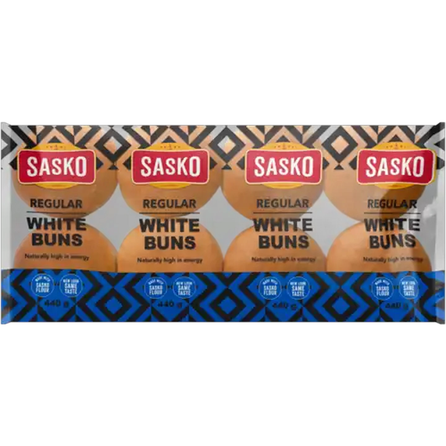 Image of SASKO Regular White Buns 8 Pack