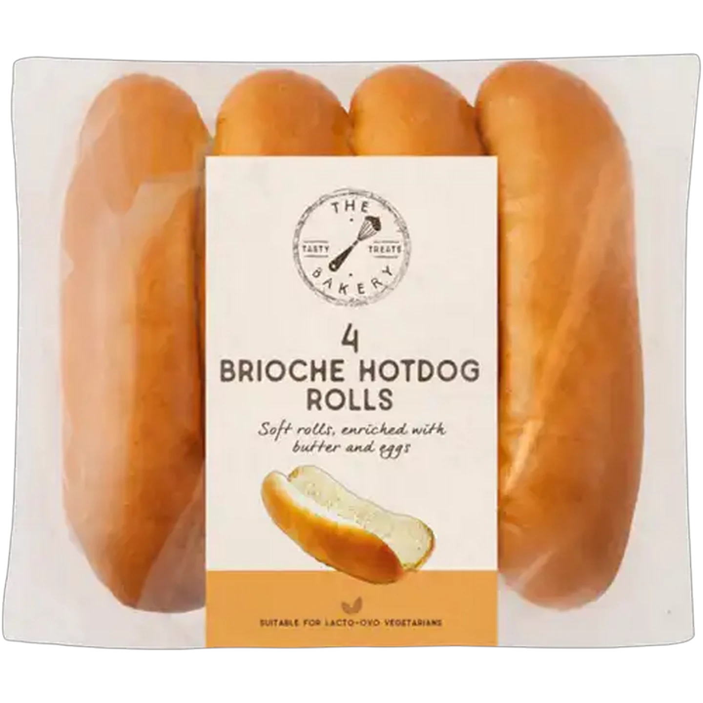 Image of The Bakery Brioche Hotdog Rolls 4-Pack