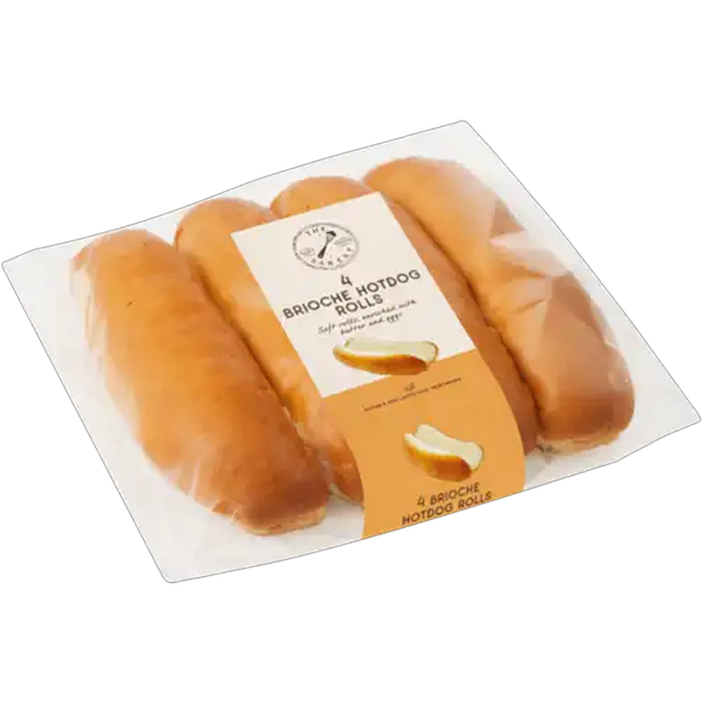 Image of The Bakery Brioche Hotdog Rolls 4-Pack