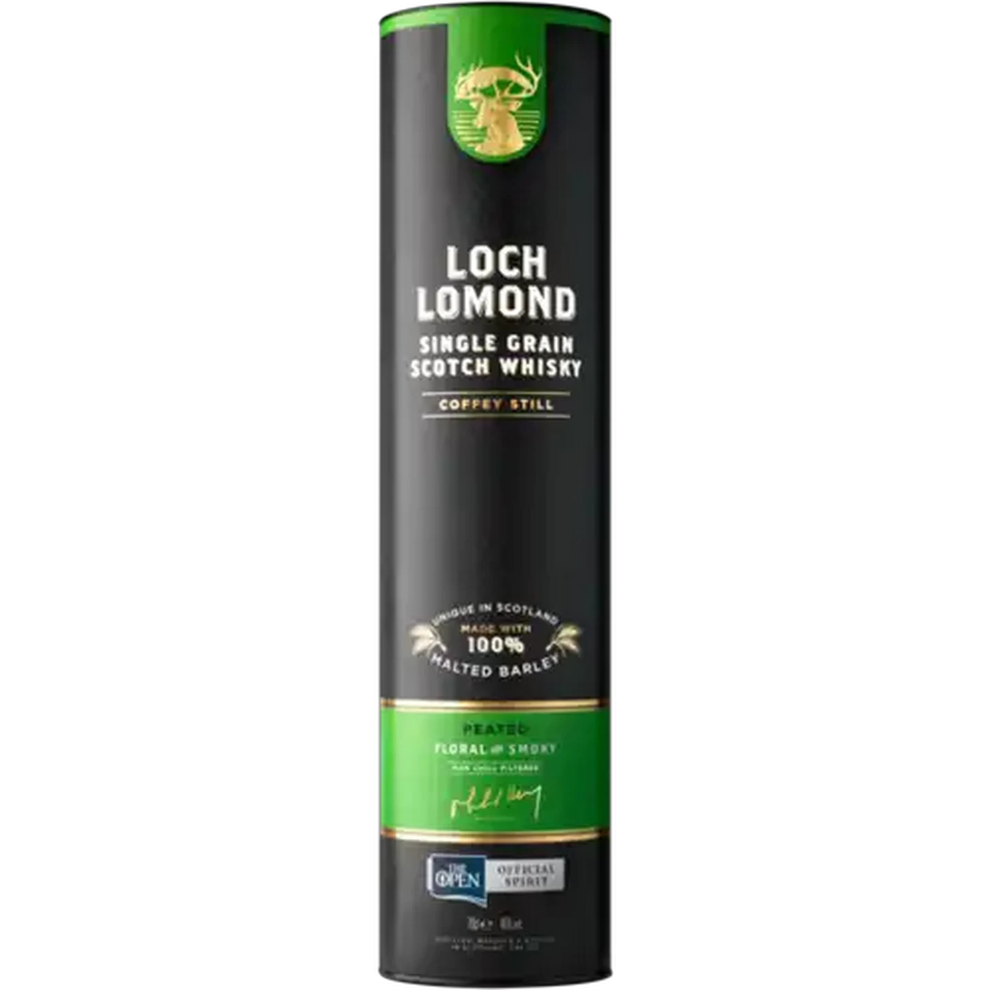 Image of Loch Lomond Peated Single Grain Scotch Whisky Bottle 750ml