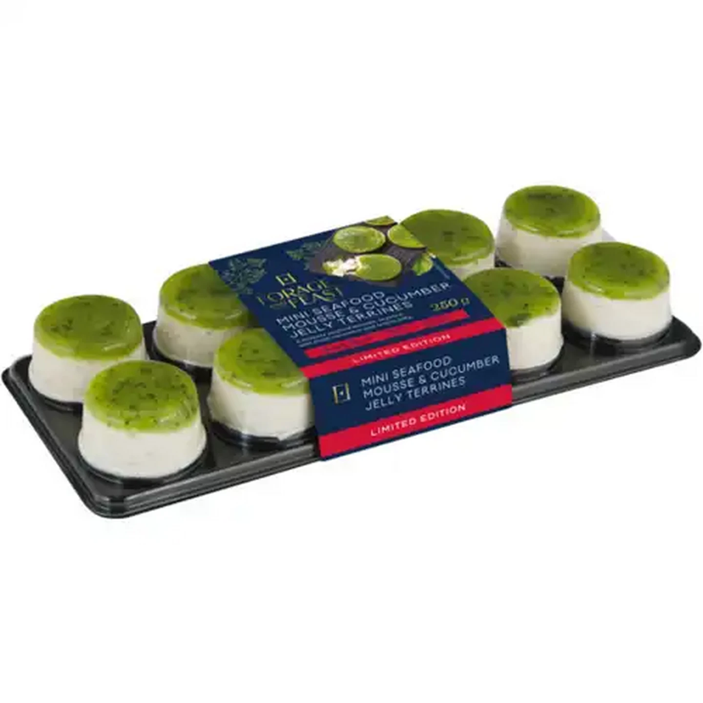 Image of Forage And Feast Limited Edition Mini Seafood Mousse & Cucumber Jelly Terrines 250g