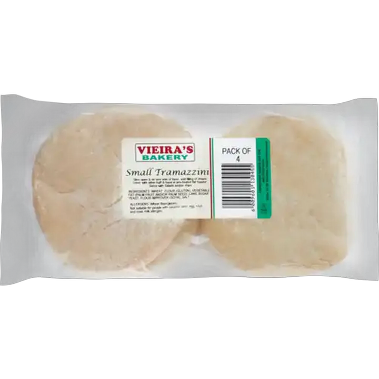 Image of Vieira’s Bakery Small Tramazzini 4 Pack