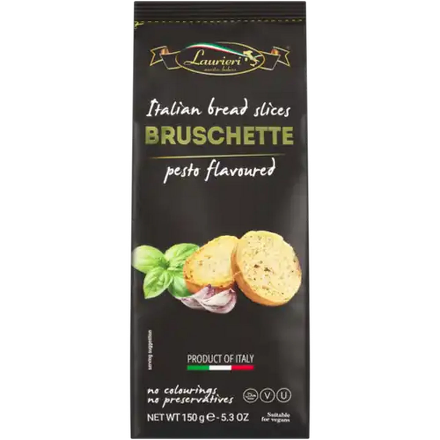 Image of Laurieri Pesto Flavoured Bruschette 150g