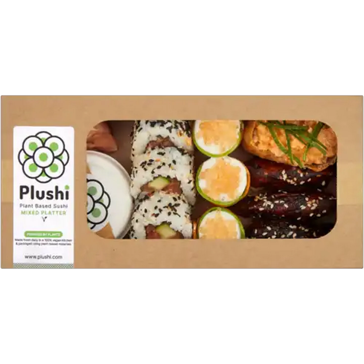 Image of Plushi Mixed Plant Based Sushi Platter
