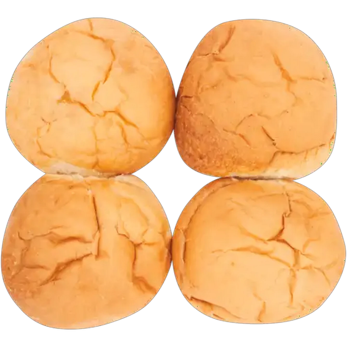 Image of White Hamburger Rolls 4 -Pack