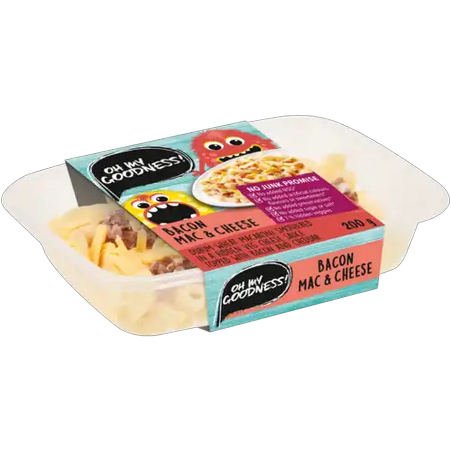 Image of Oh My Goodness! Bacon Mac & Cheese Ready Meal 200g