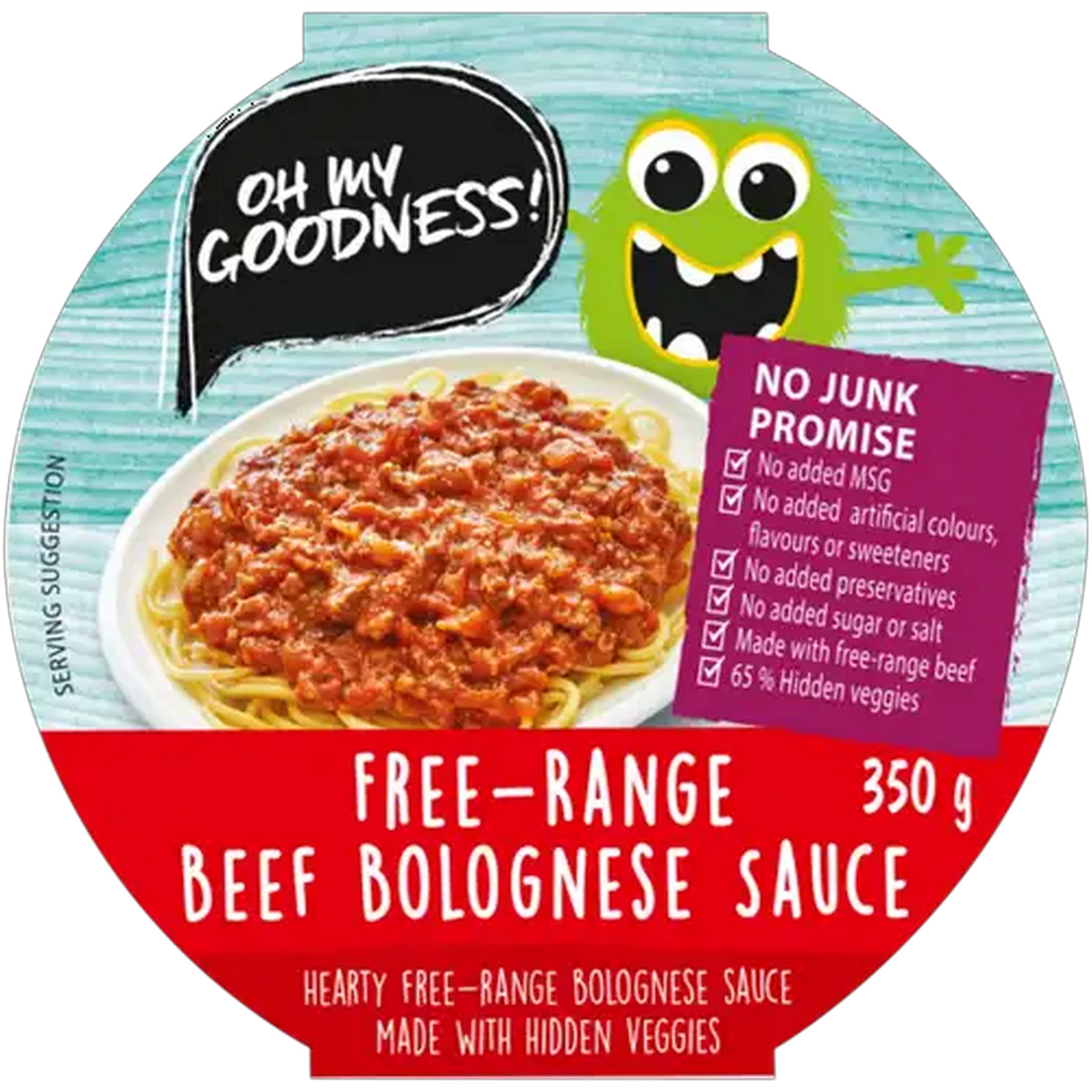 Image of Oh My Goodness! Beef Bolognese Sauce 350g