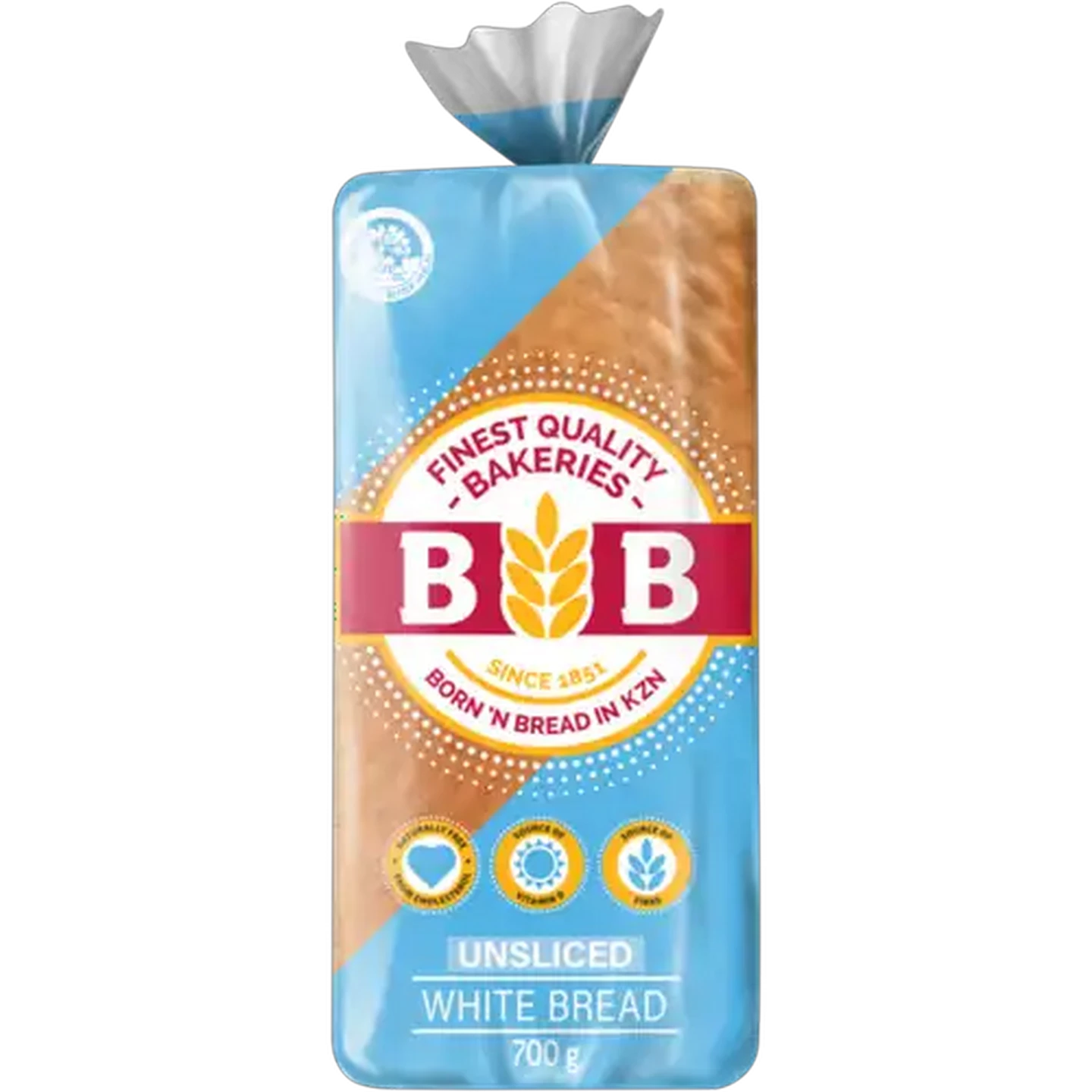 Image of BB Bakeries Unsliced White Bread 700g
