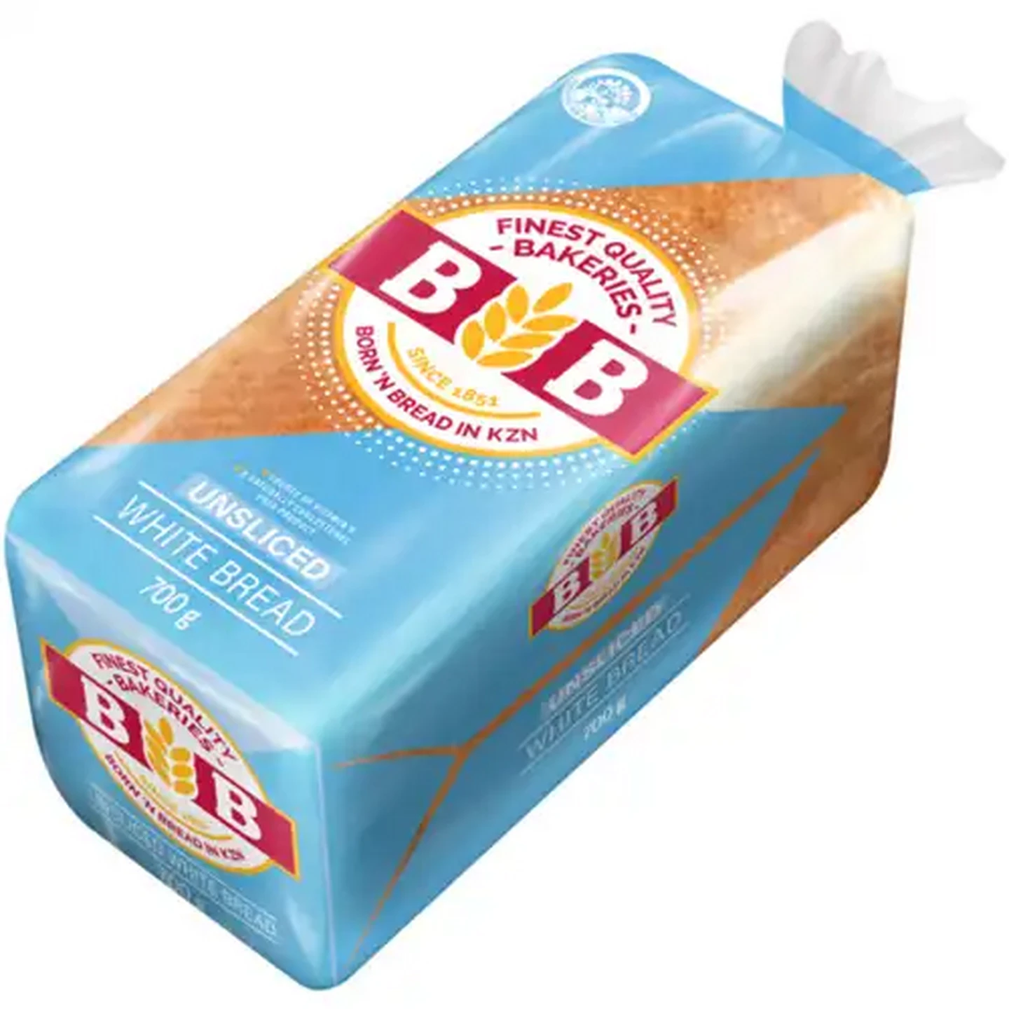 Image of BB Bakeries Unsliced White Bread 700g