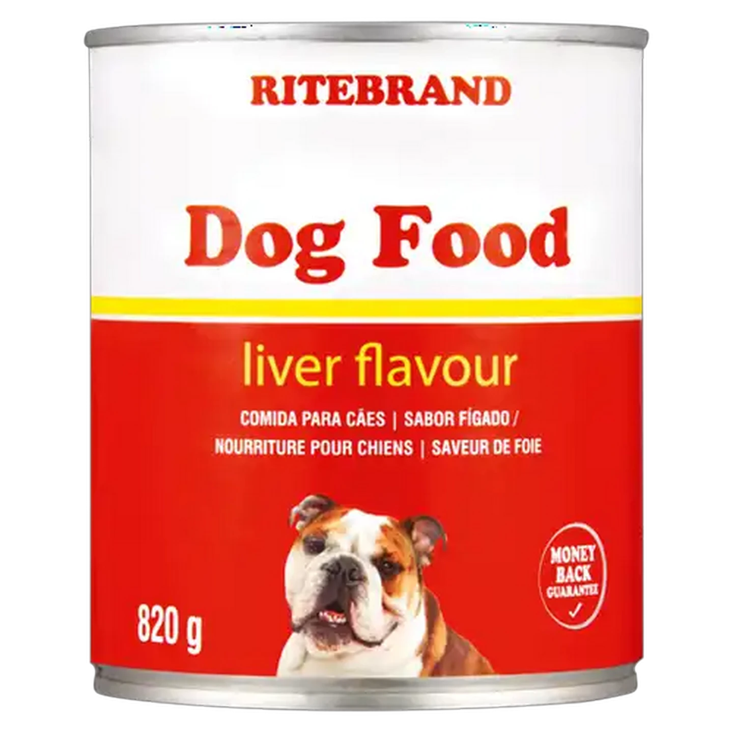 Image of Ritebrand Liver Flavoured Dog Food Can 820g