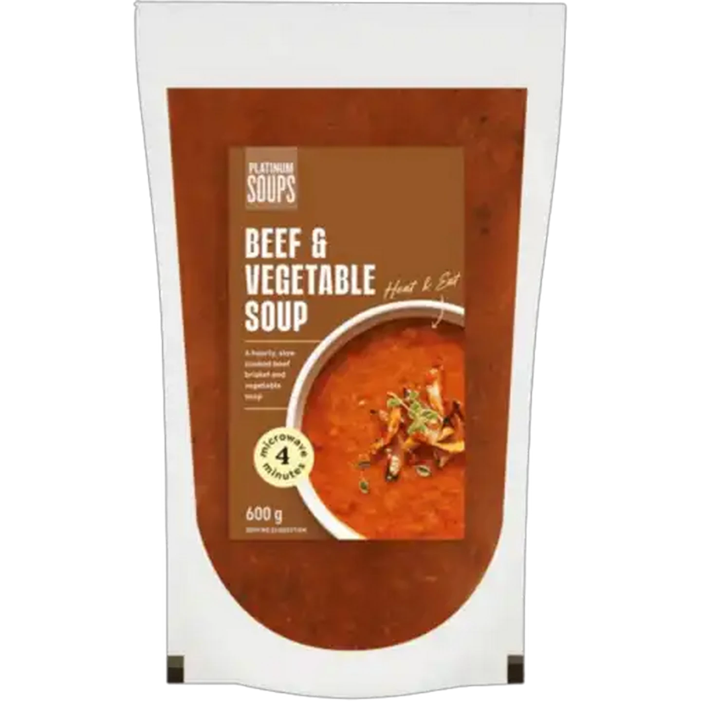 Image of Platinum Soups Beef & Vegetable Soup 600g