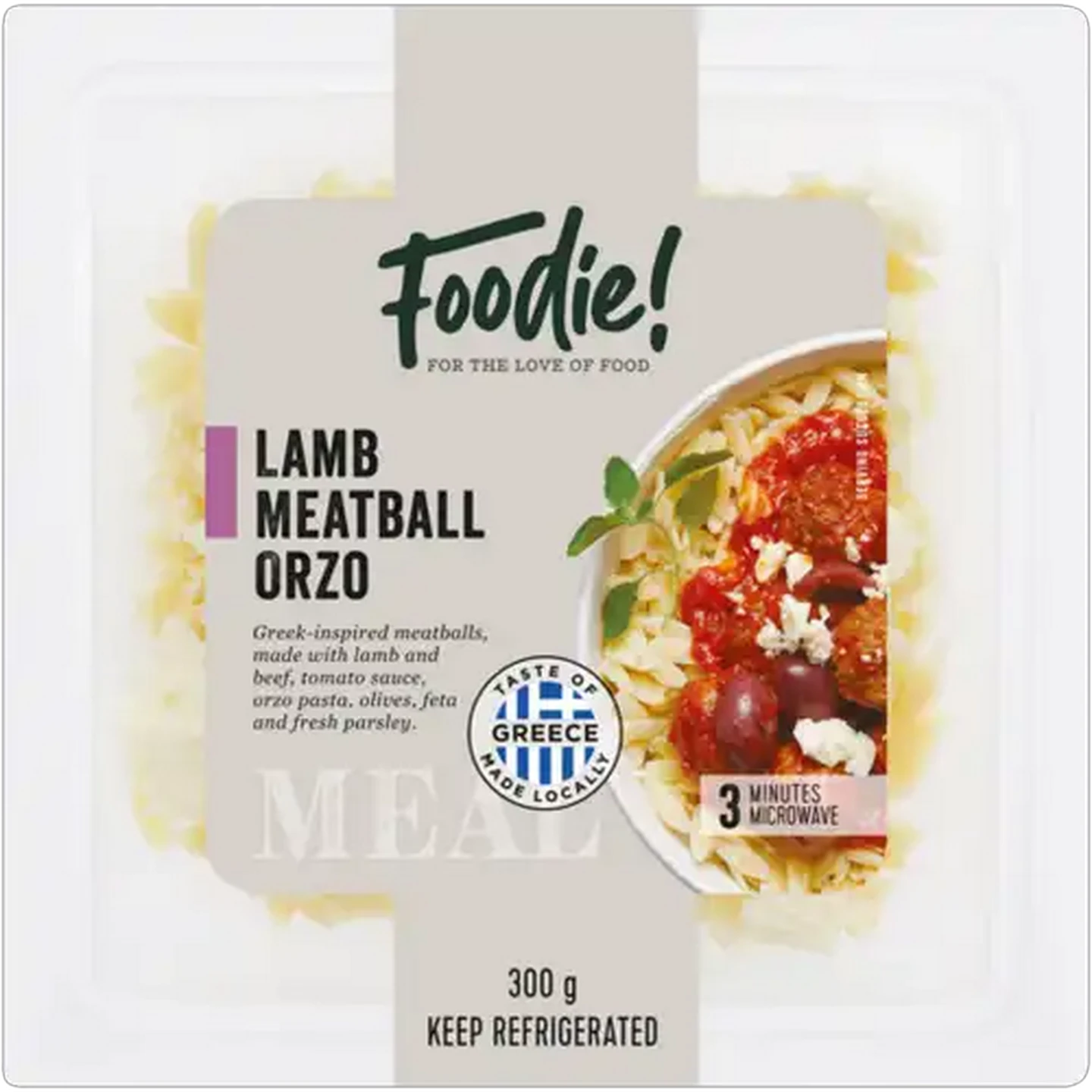 Image of Foodie! Lamb Meatball Orzo 300g