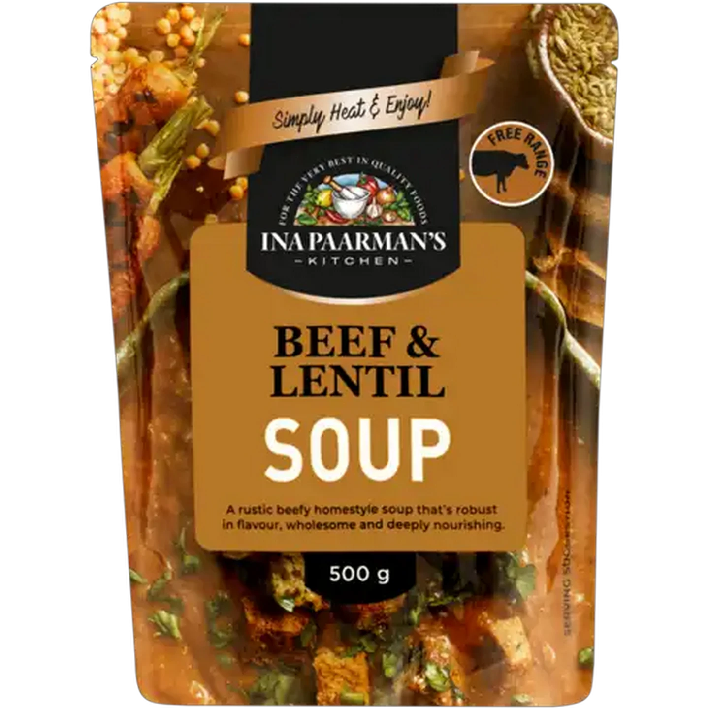 Image of Ina Paarman's Kitchen Beef & Lentil Soup 500g