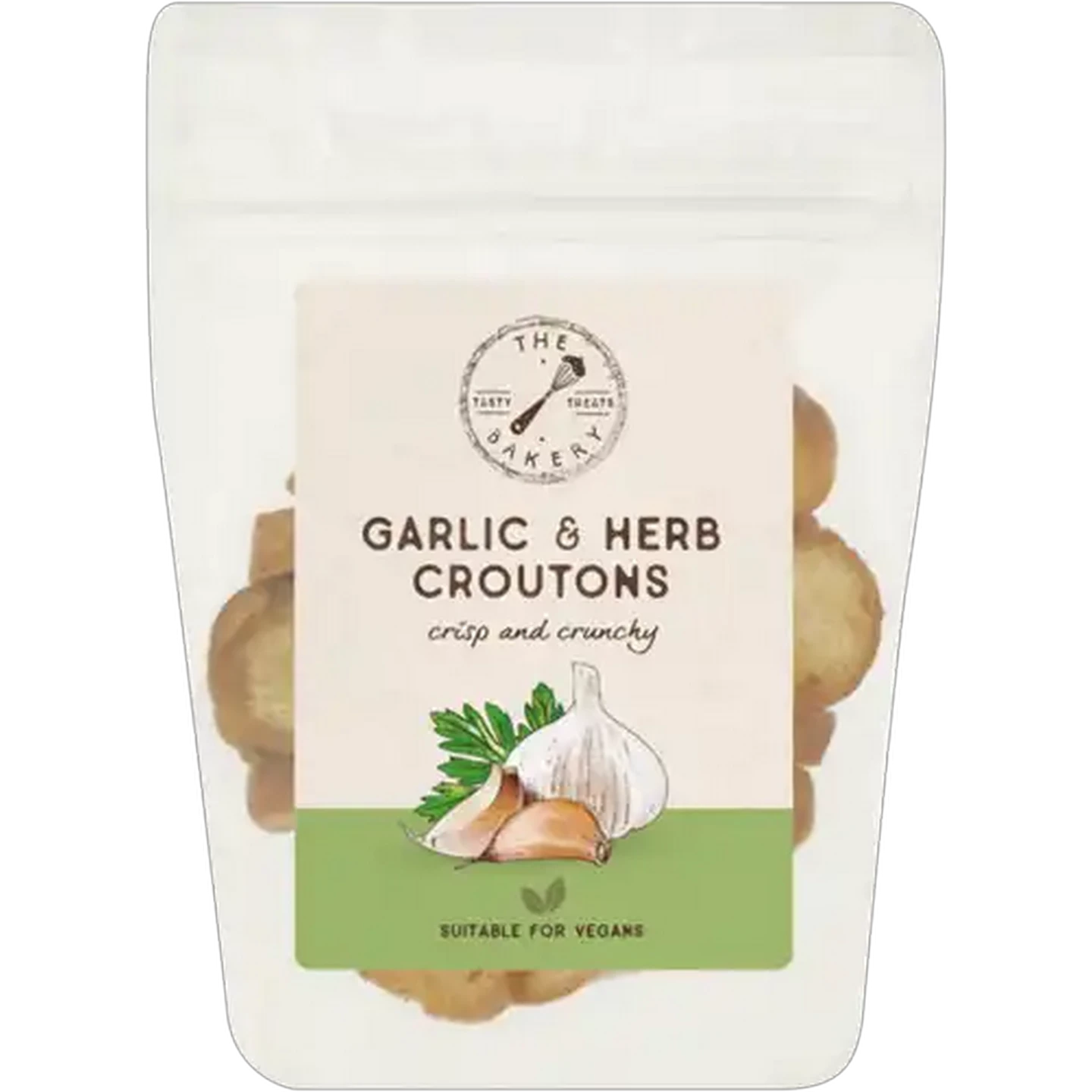 Image of The Bakery Garlic & Herb Croutons 60g