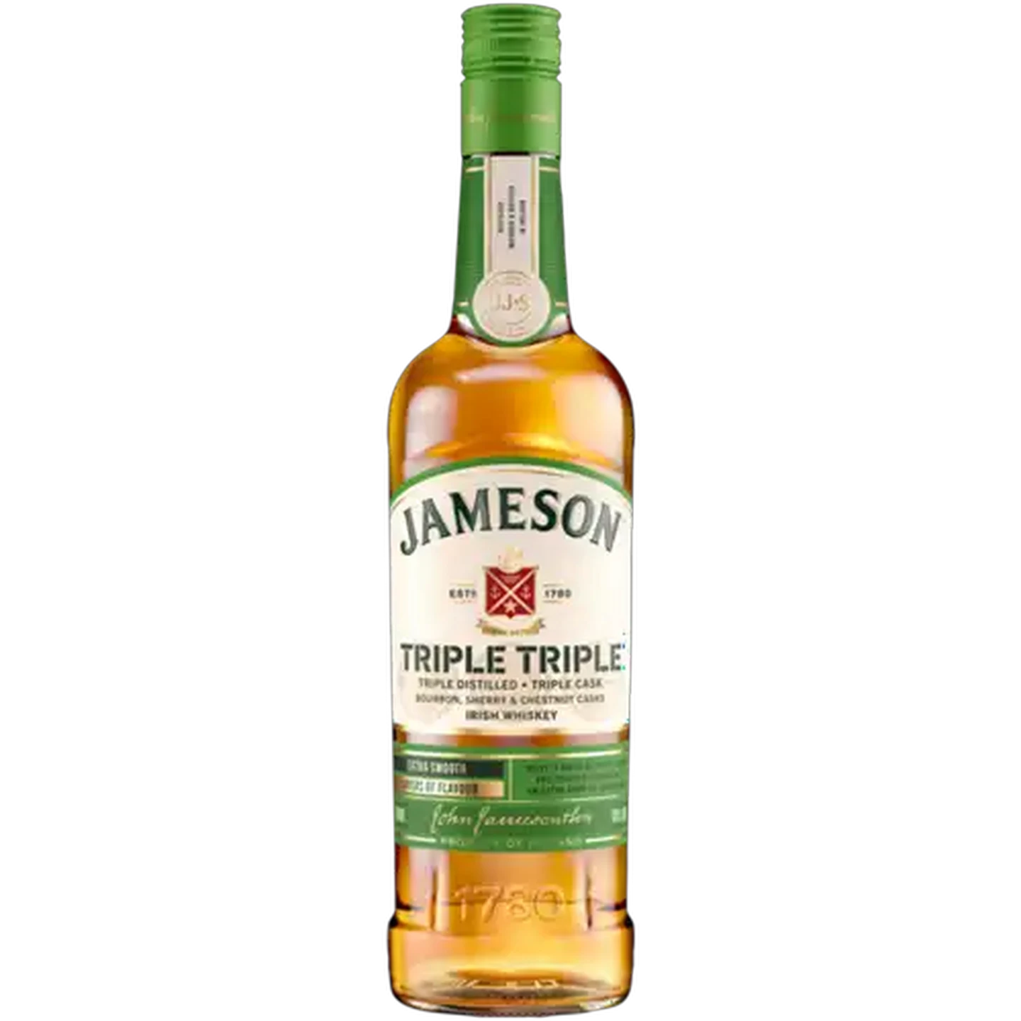 Image of Jameson Triple Triple Irish Whiskey Bottle 750ml