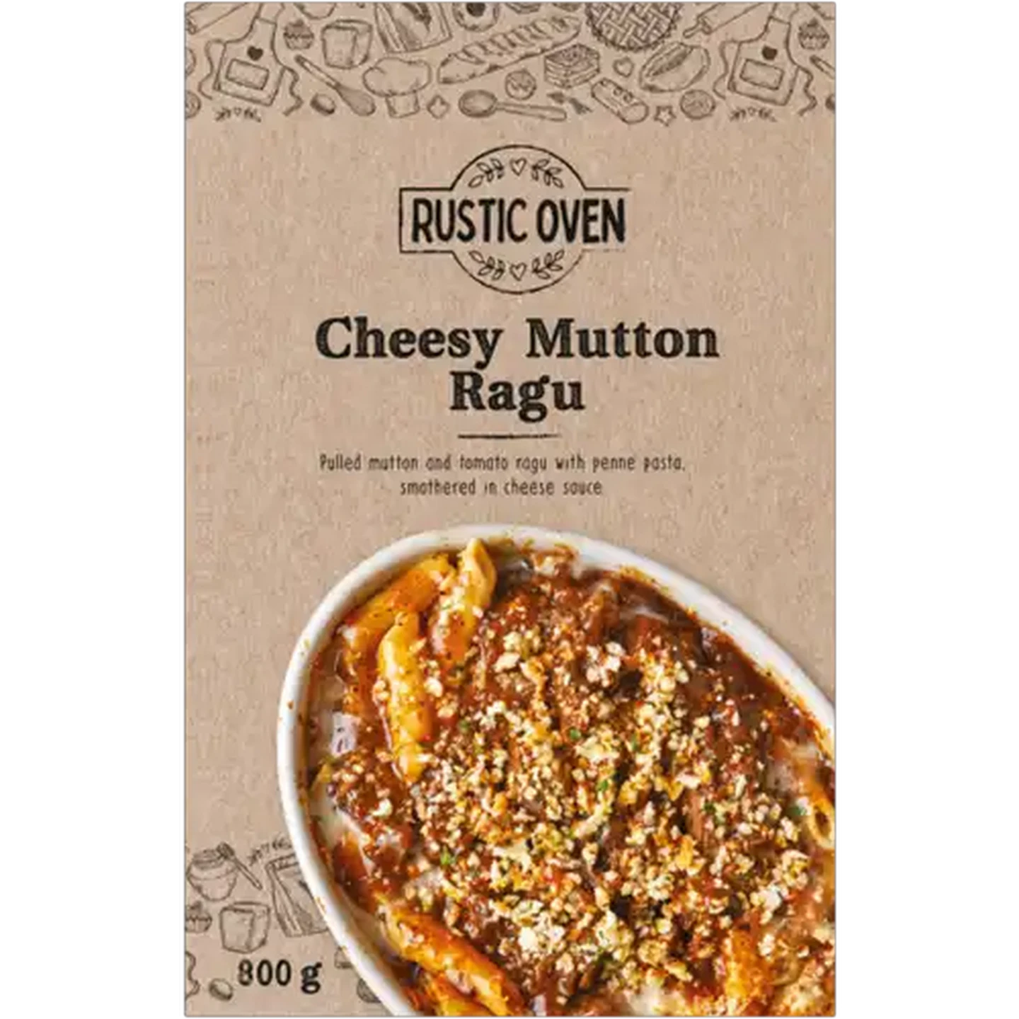 Image of Rustic Oven Frozen Cheesy Mutton Ragu 800g