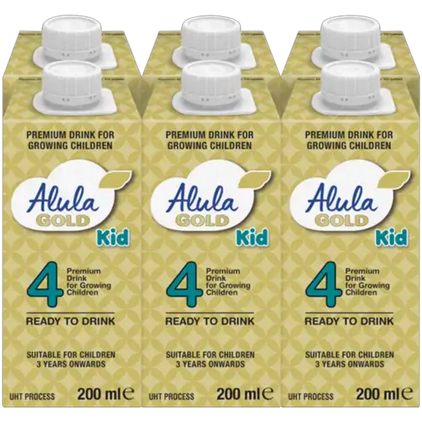 Image of Alula Gold Kid Stage 4 Premium Drink for Growing Children 6 x 200ml