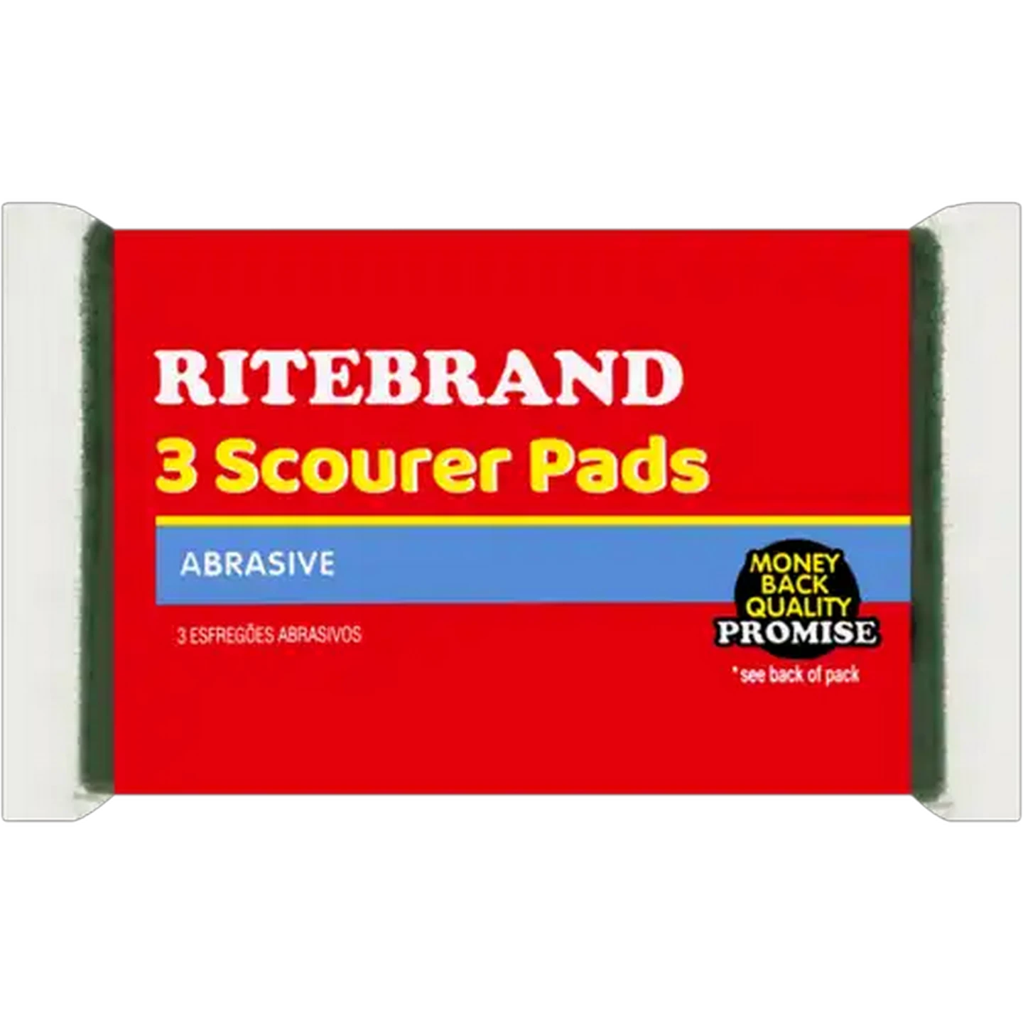 Image of Ritebrand Abrasive Scourer Pads 3 Pack