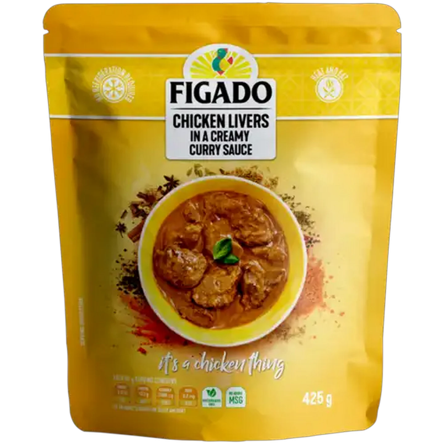Image of Figado Chicken Livers in a Creamy Curry Sauce 425g