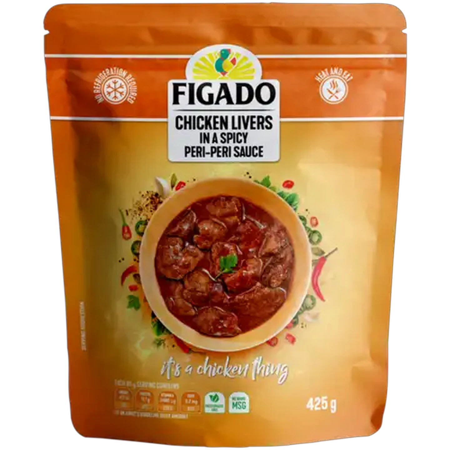 Image of Figado Chicken Livers in a Spicy Peri-Peri Sauce 425g