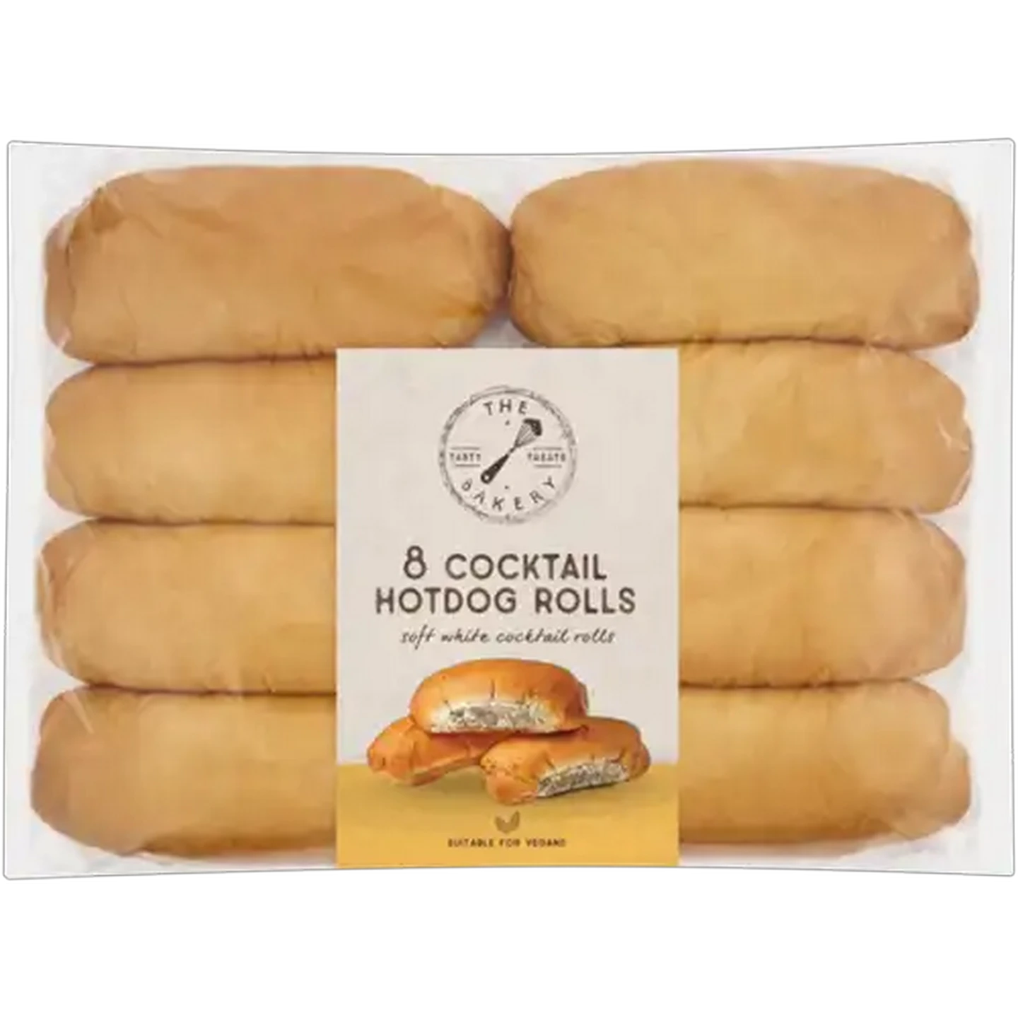 Image of The Bakery Cocktail Hotdog Rolls 8-Pack