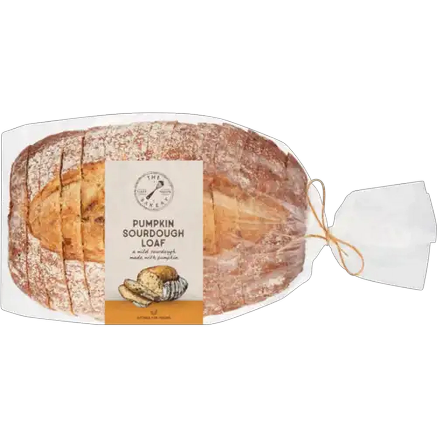 Image of The Bakery Pumpkin Sourdough Loaf 340g