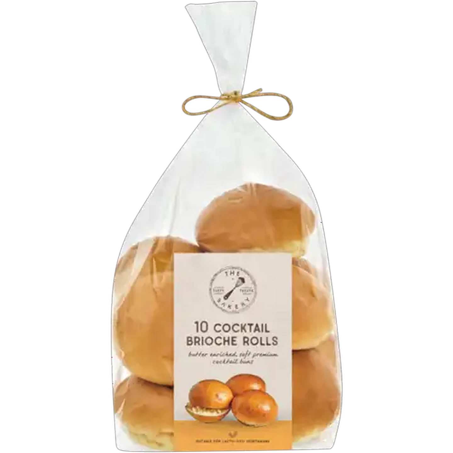 Image of The Bakery Cocktail Brioche Rolls 10 Pack