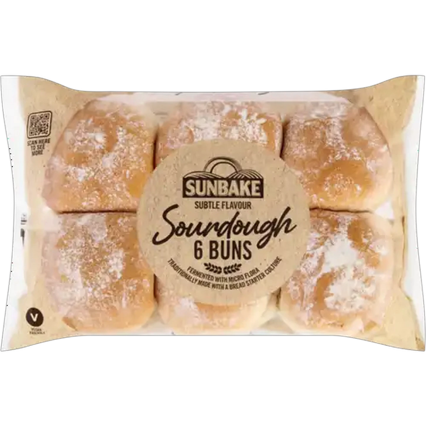 Image of Sunbake Sourdough Buns 6 Pack