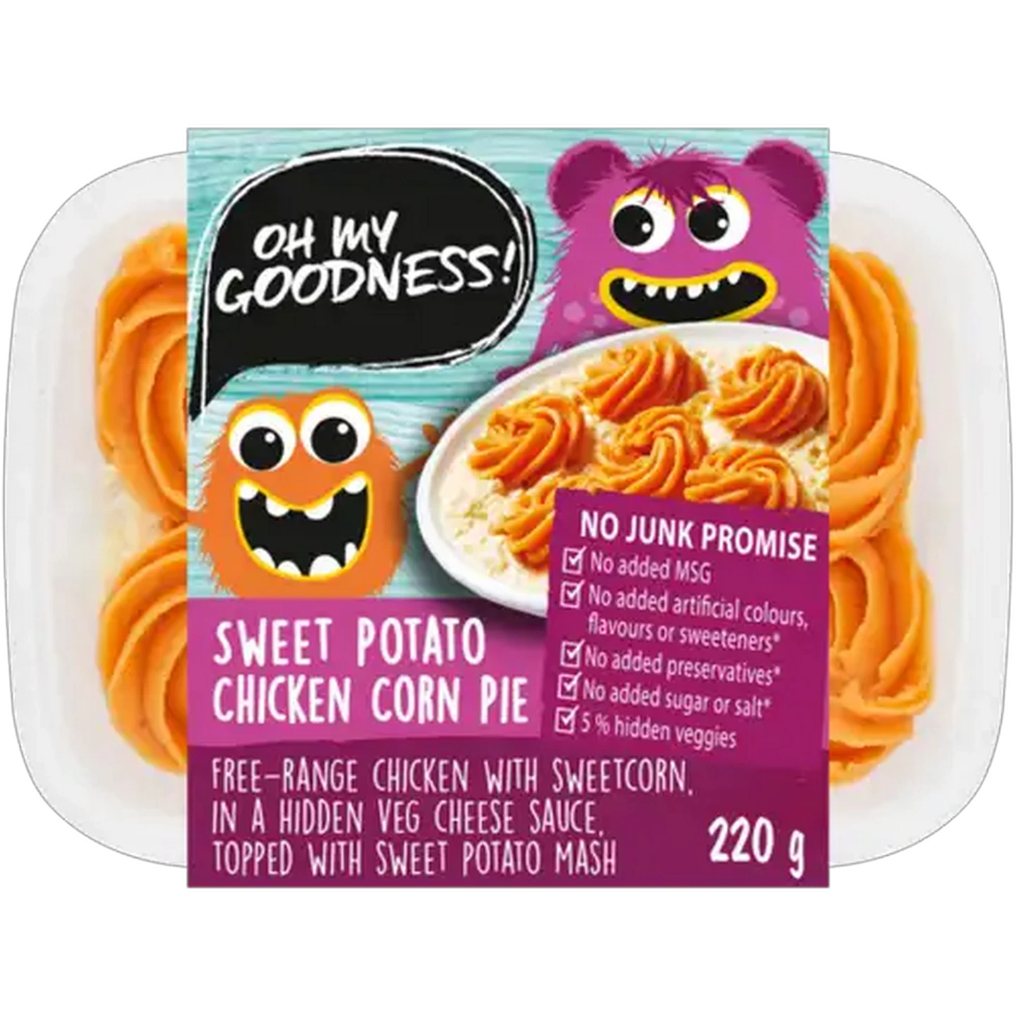 Checkers Sixty60 | Oh My Goodness! Sweet Potato Chicken Corn Pie 220g