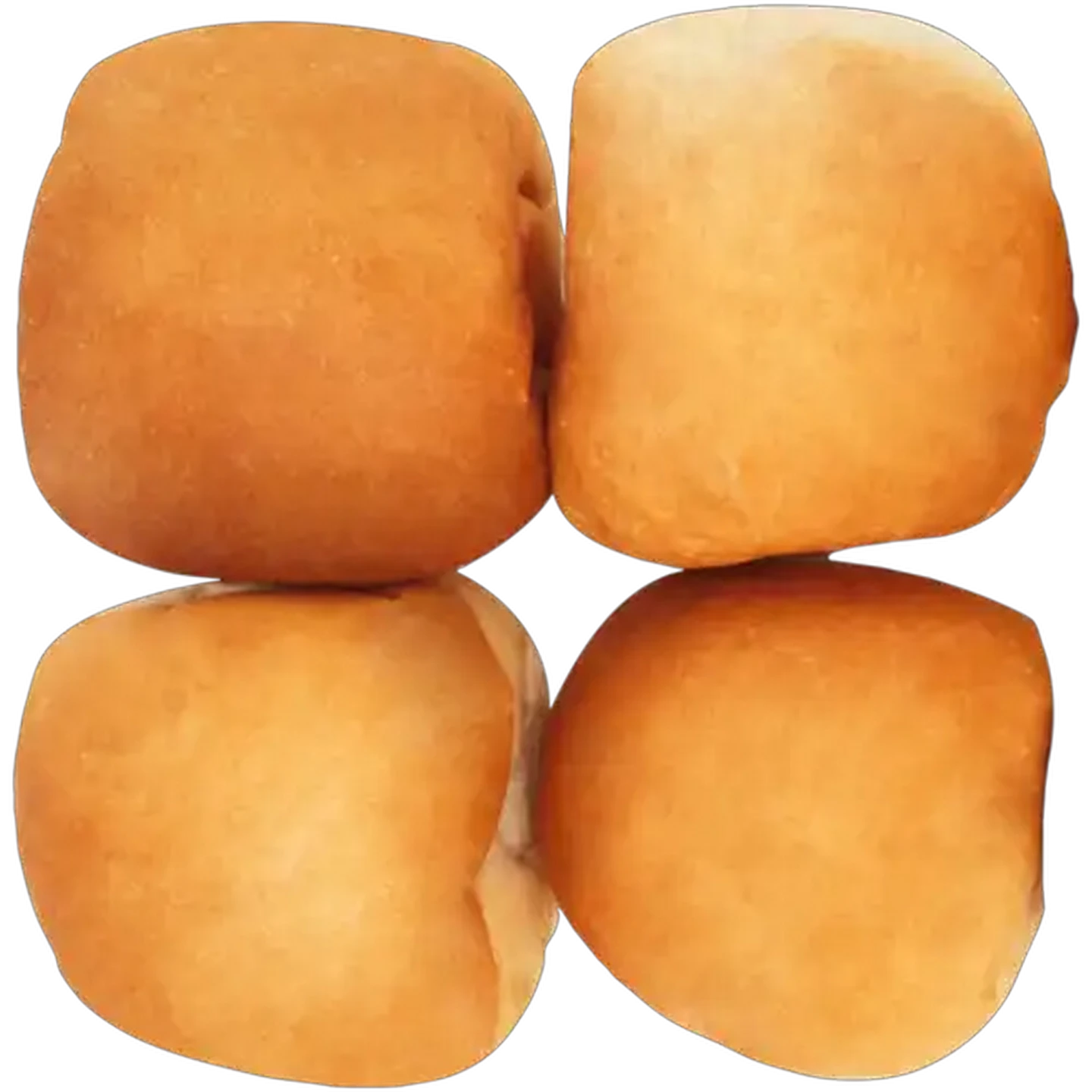 Image of White Hamburger Rolls 4-Pack