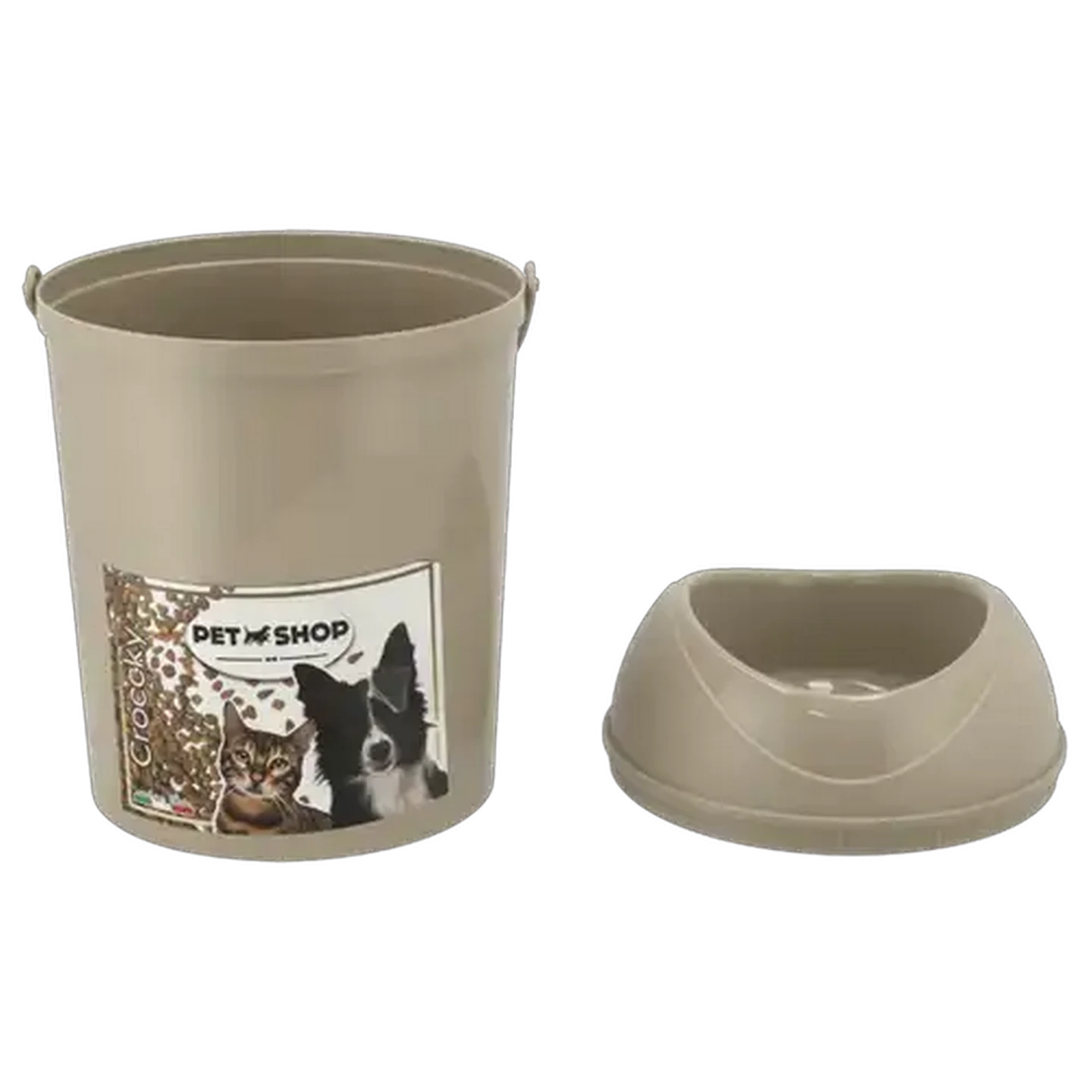 Image of Petshop Grey Croquette Container 5.5L