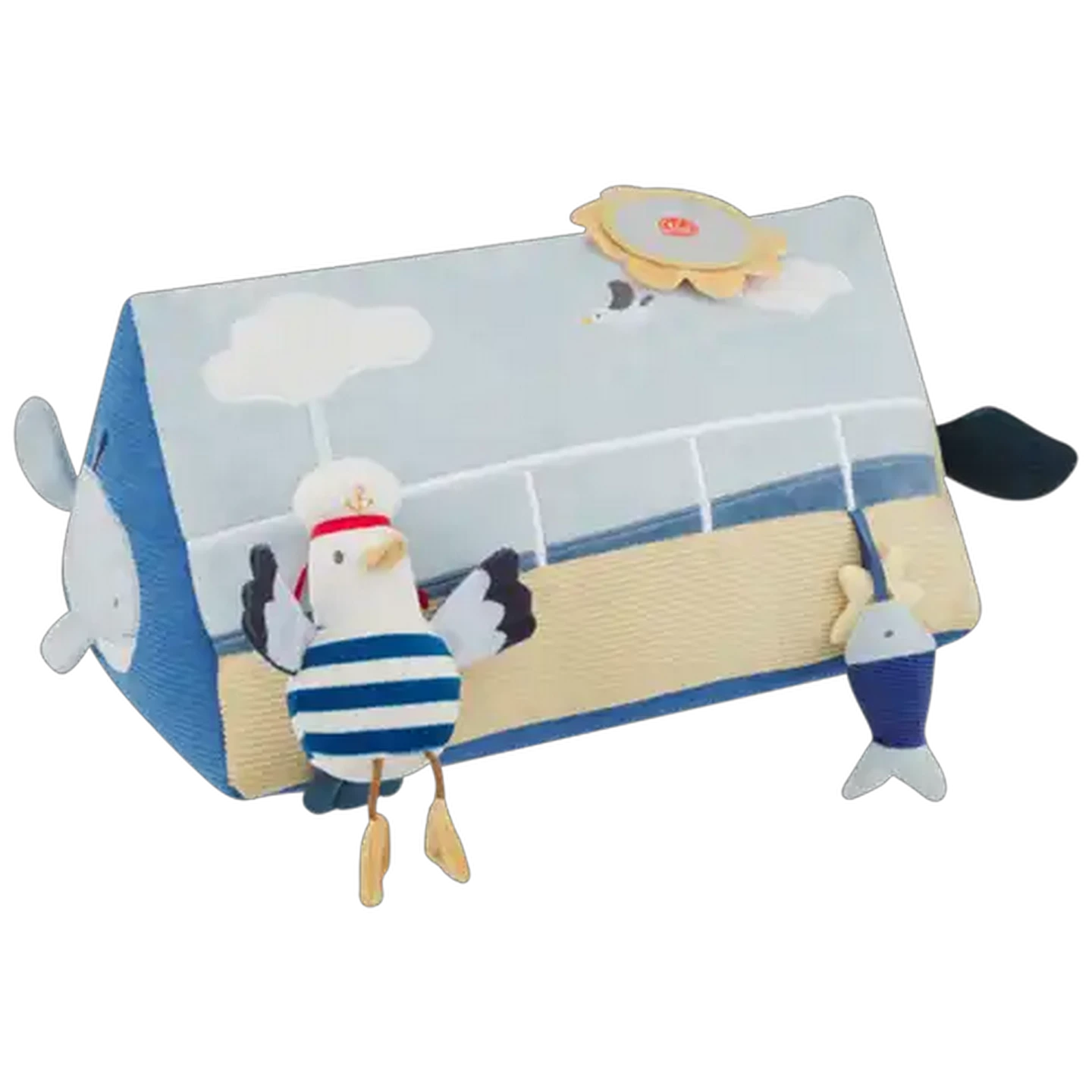 Image of Jolly Tots Wavy Wonders Activity Pillow 0 Months +