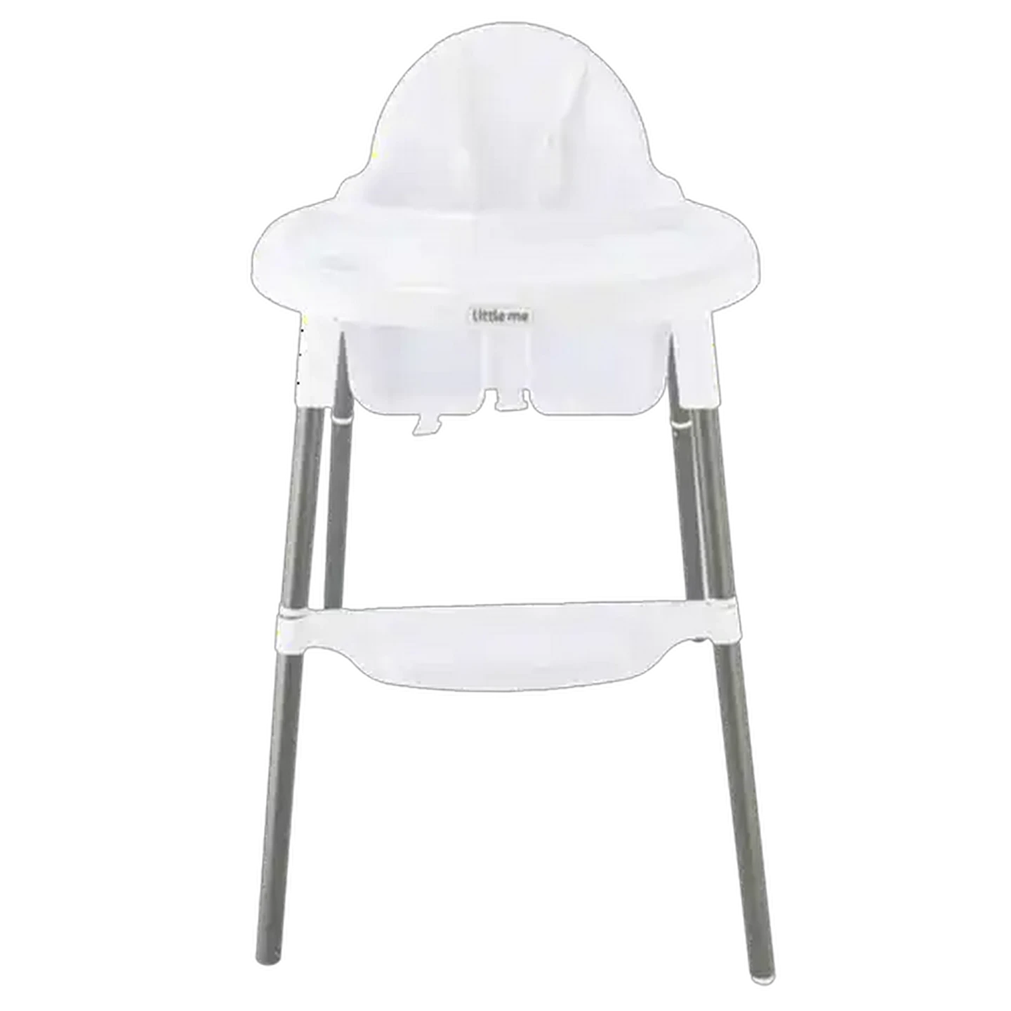 Image of Little Me White Basic 2-In-1 Highchair 6 Months +