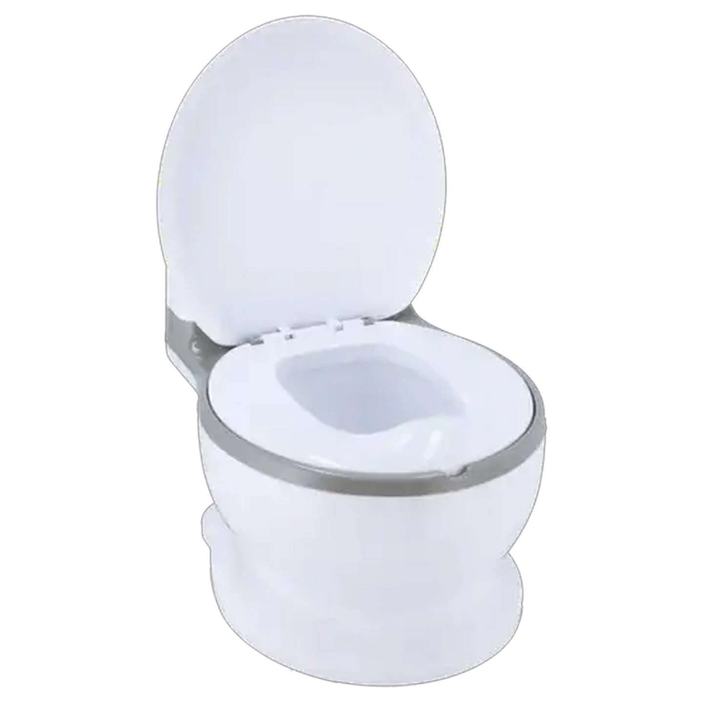 Image of Jolly Tots White & Grey Potty with Flushing Sounds 18 Months +