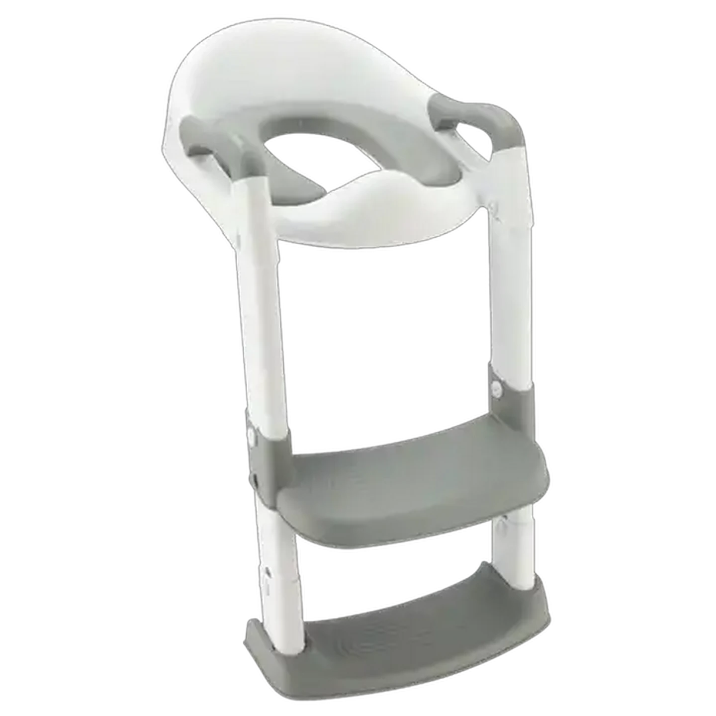 Image of Jolly Tots Grey Potty Training Seat Ladder 18 Months +