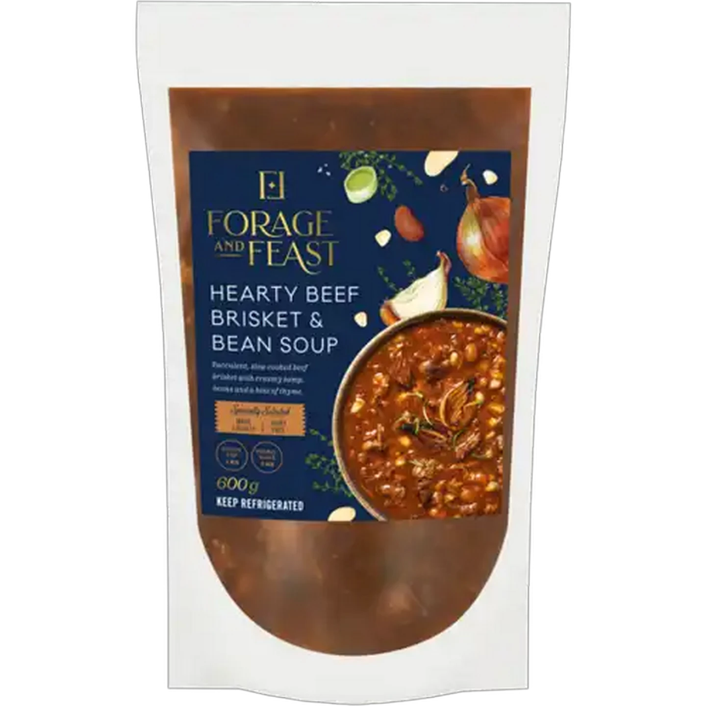 Image of Forage And Feast Hearty Beef Brisket & Bean Soup 600g